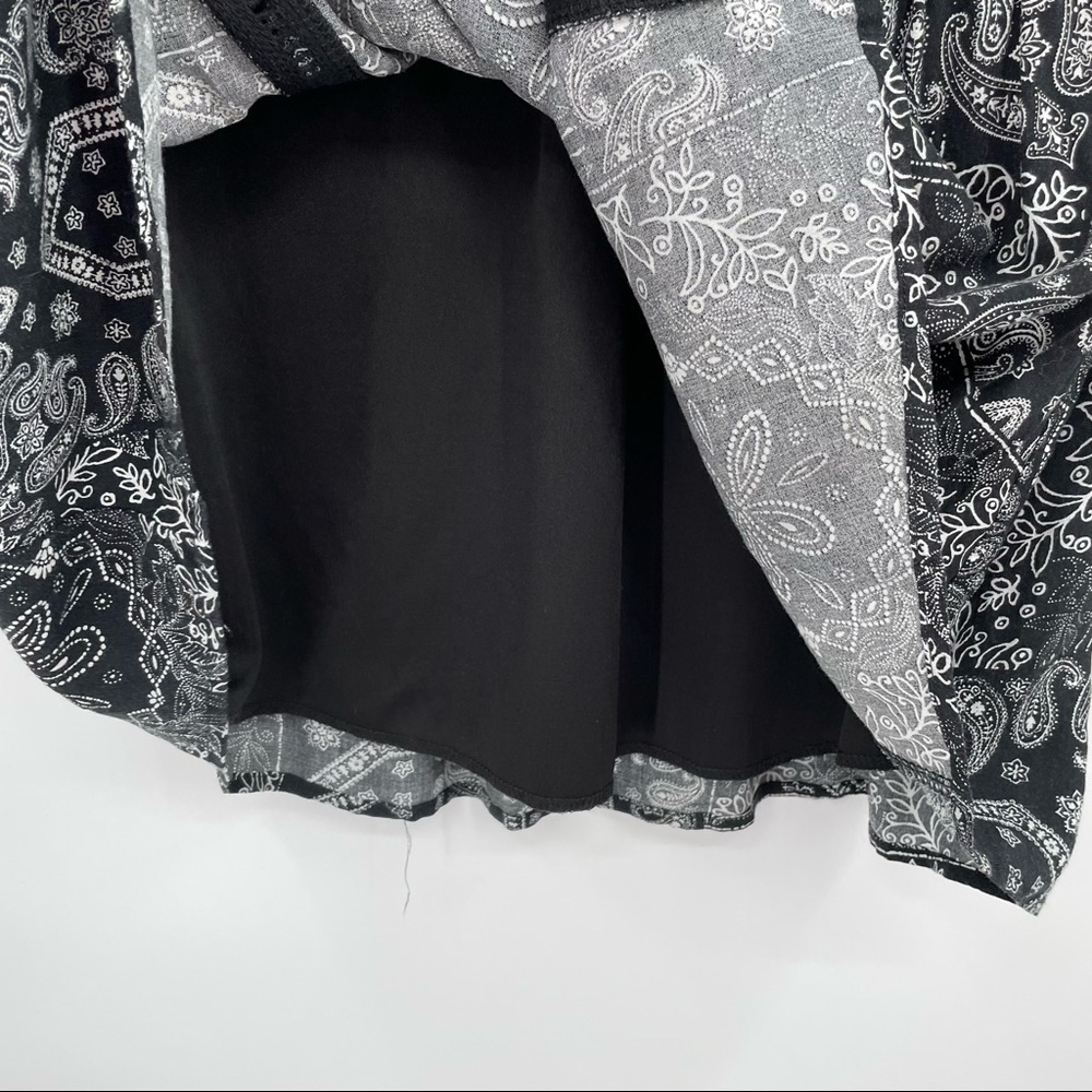 Altar'd State Black & white Patchwork Print Dress - Picture 9 of 12
